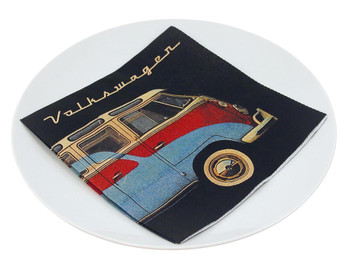 Volkswagen T1 Campervan Bus & Bug Napkins Volkswagen T1 Campervan Bus & Bug Napkins