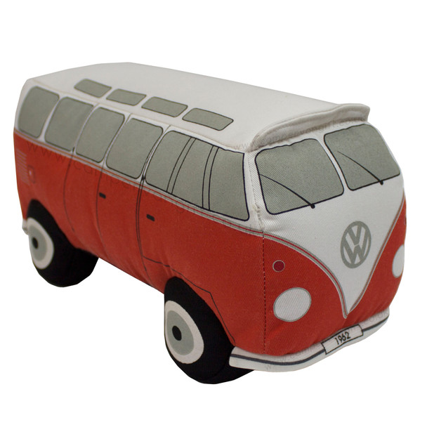 Volkswagen 3D Red Campervan Cushion