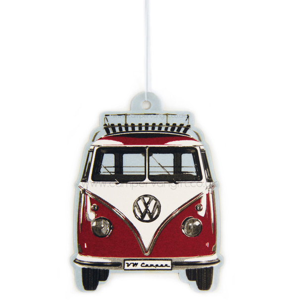 VW Campervan Air Freshener - Vanilla Red