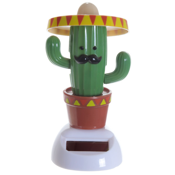 Solar Powered Dancing Cactus With Sombaro