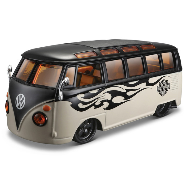 VW Harley Davidson Samba Diecast Campervan