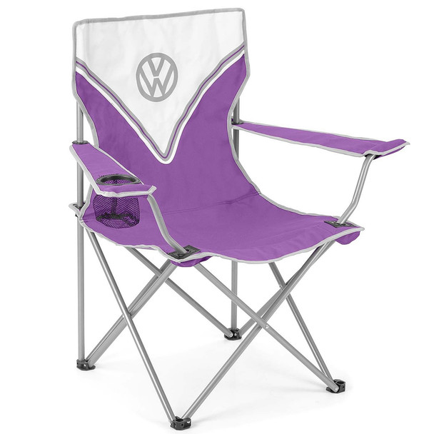 Volkswagen Purple Campervan Folding Camping Chair