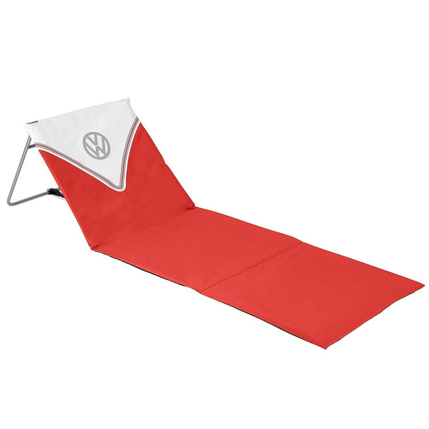 Volkswagen Red Campervan Folding Lounger Beach Mat