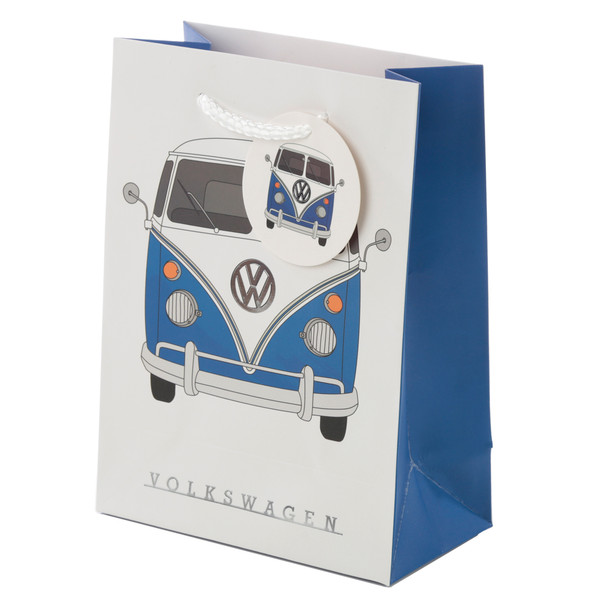 Volkswagen Blue Campervan Small Gift Bag