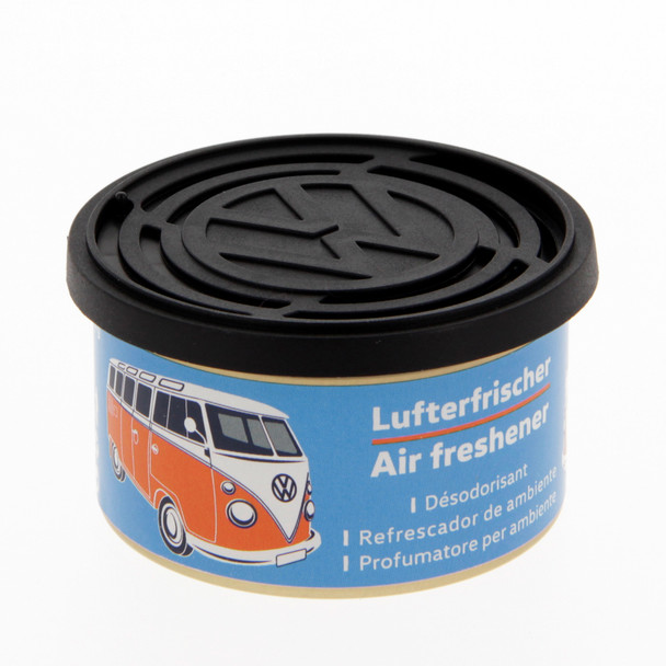 Volkswagen Campervan Air Freshener Tin - Bubble Gum Light Blue