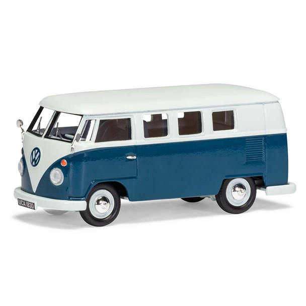 Volkswagen Corgi Diecast Blue Type 2 Campervan 