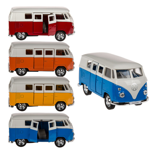 Volkswagen Campervan Pull Back & Go Toy Diecast Model