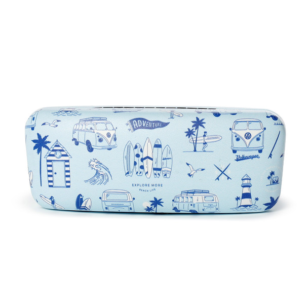 Volkswagen Campervan Blue Explore More Sunglasses Case