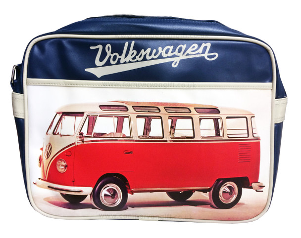 Official VW Red Campervan Retro Shoulder Bag