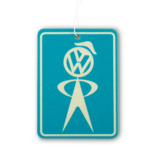VW Mr Bubblehead Service Air Freshener - New Car - Smells Great