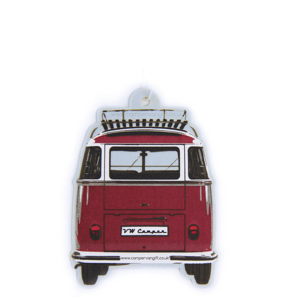 VW Campervan Air Freshener Vanilla Red Smells Great