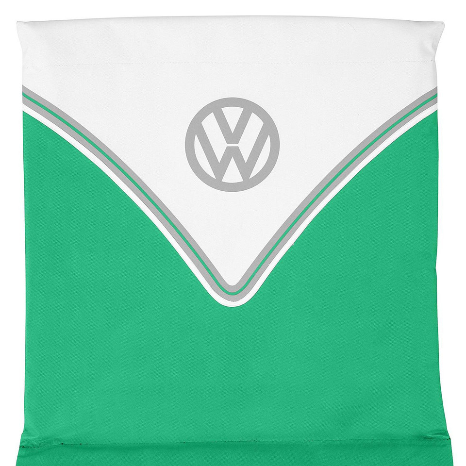 Volkswagen Green Campervan Folding Lounger Beach Mat Relax in comfort