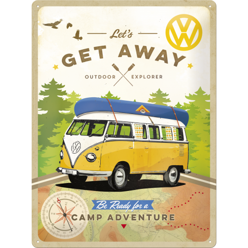 VW T4 White Parking Only Metal Sign CamperVan Gift Limited
