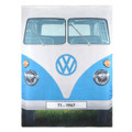 Volkswagen Campervan Reversible Double Sleeping Bag - Blue Side