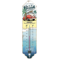 Volkswagen Campervan At The Beach Metal Thermometer