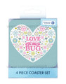 Beetle Love Bug Coaster Set