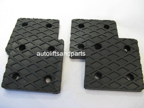 Rectangular Rubber Arm Pads (4) for BENWIL Lift & BISHAMON Lift 100533  205175 SP710002