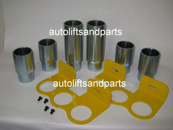10315 Stack Truck Adapter Kit For Challenger Lift CL9 CL10 E10 VS10 X10 SA10 - 4x3" & 2x6" Adapters With Racks