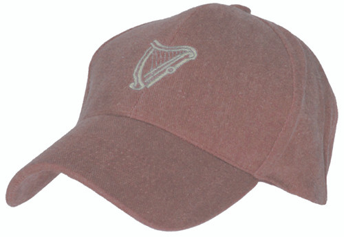 Washed Denim Harp Baseball Cap in 