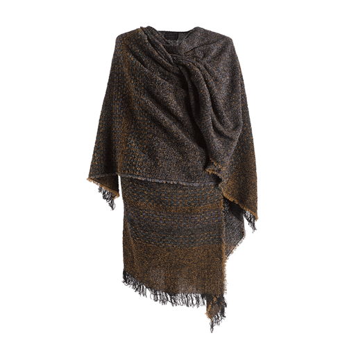 Celtic Irish Ruana Wrap in TURF Made in Ireland Celtic Irish Ruana Wrap in TURF Made in Ireland