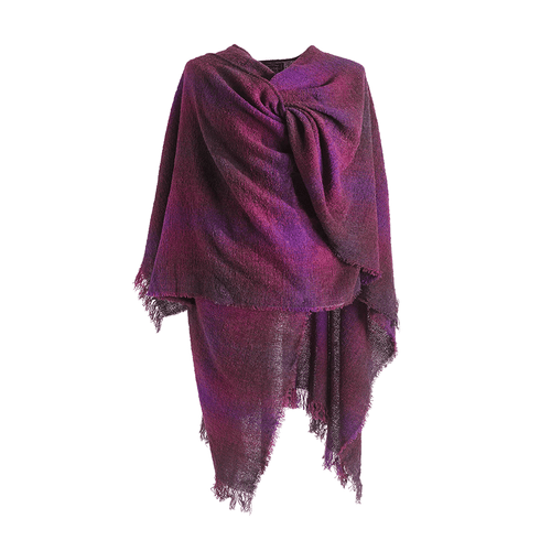 The beautiful Celtic Ruana has been a staple in our collection for over 30 years. Woven from superfine lambs wool. It is the variety of artistically toned colourways that make this a very stylish, unique garment. Made in Ireland by Kerry Woollen Mills. Lightweight, soft and warm. 85% lambs wool, 15% nylon. One Size fits all. 54" x 72" The beautiful Celtic Ruana has been a staple in our collection for over 30 years. Woven from superfine lambs wool. It is the variety of artistically toned colourways that make this a very stylish, unique garment. Made in Ireland by Kerry Woollen Mills. Lightweight, soft and warm. 85% lambs wool, 15% nylon. One Size fits all. 54" x 72"