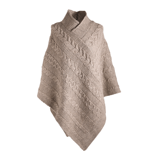 This comfortable and easy to wear poncho with traditional stitching is made from 100% wool.
Made in Ireland.
Colors available: Charcoal, Green, Natural, Oatmeal, Summer Haze
One Size This comfortable and easy to wear poncho with traditional stitching is made from 100% wool.
Made in Ireland.
Colors available: Charcoal, Green, Natural, Oatmeal, Summer Haze
One Size