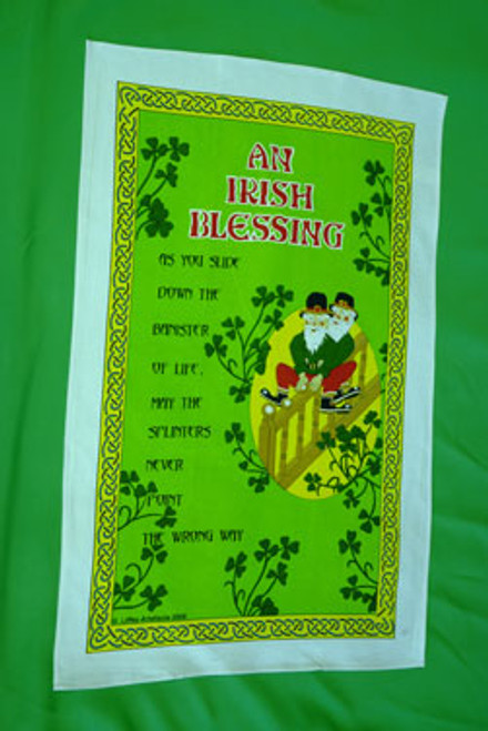 Bannister Irish Blessing Tea Towel 