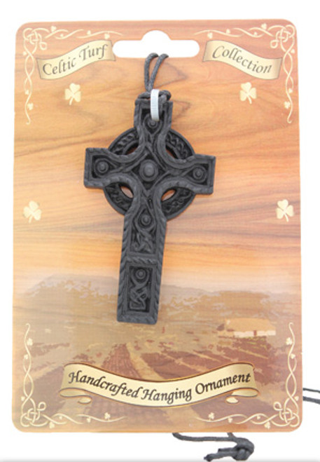 Turf Necklace - Celtic Cross with 5 Studs 