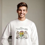 Irish Coat of Arms Sweatshirt in White