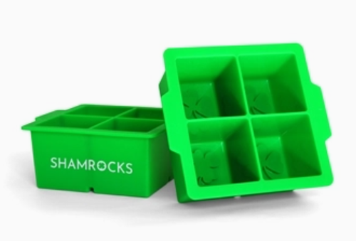 Shamrock Embedded Ice Mould 2"
