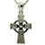 Sterling Silver Celtic Cross Small Pendant by KEITH JACK PCR3045