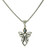 Sterling Silver and 10k Sky Blue Topaz Guardian Angel Small Pendant By Keith Jack PPX7848-BT-S