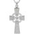 Sterling Silver Celtic Cross Large Pendant by KEITH JACK PCR3043