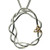 Sterling Silver and 10k Infinity Knot Pendant By Keith Jack
