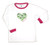 Kids Ireland Heart Pajamas in White & Green