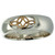 Sterling Silver and 10k Wide Double Trinity "Roan" Ring   Sizes 6-13 by KEITH JACK PRX23371