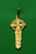 Brass Key Ring Lg. Celtic Cross 