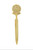 Brass Letter Opener Trinity Knot - Plain 