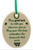 May Good Luck Oval Fine Bone China Ornament 