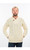 Mens Shawl Collar Aran Sweater in Natural