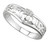 Sterling Silver Claddagh Wishbone Ring S2595