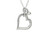 Sterling Silver Trinity Knot Heart Pendant S46014