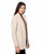 Open Front Cable Knit Cardigan In Natural