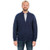 Mens Zipper Cardigan in Navy