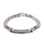 NEW! Sterling Silver Oxidized 3 Bar Triangular Bracelet  by KEITH JACK 8"