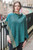 Celtic  Shawl Poncho in Spruce Green Color by Bill Baber Knitwear