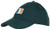Ireland Tricolor Flag Adult Adjustable Ball Cap in Kelly Green