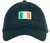 Ireland Tricolor Flag Adult Adjustable Ball Cap in Kelly Green