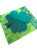 Rubber Shamrock Coasters 4" x 4" - Set of 4