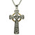 Sterling Silver + 10k Circle Cross Large Pendant by KEITH JACK PCRX3641-1